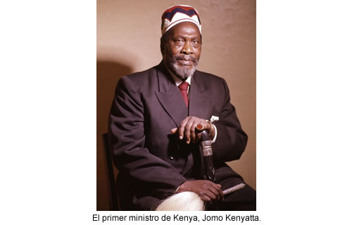 El primer ministro de Kenya, Jomo Kenyatta.